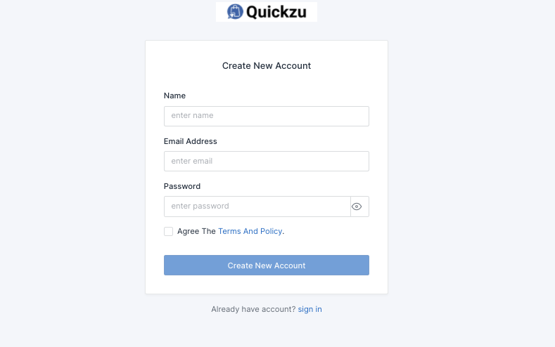 quickzu whatsapp order form